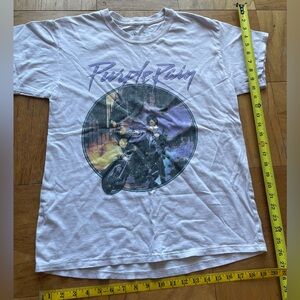 H&M Prince T-Shirt Purple Rain Motorcycle The Prince Estate Official Approved